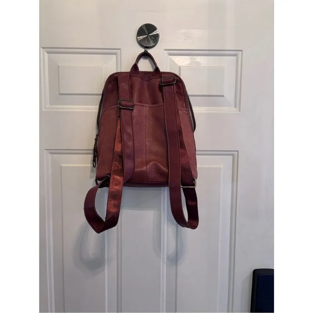 American Leather Co Cleveland Backpack - Leather Mini Backpack in Brown